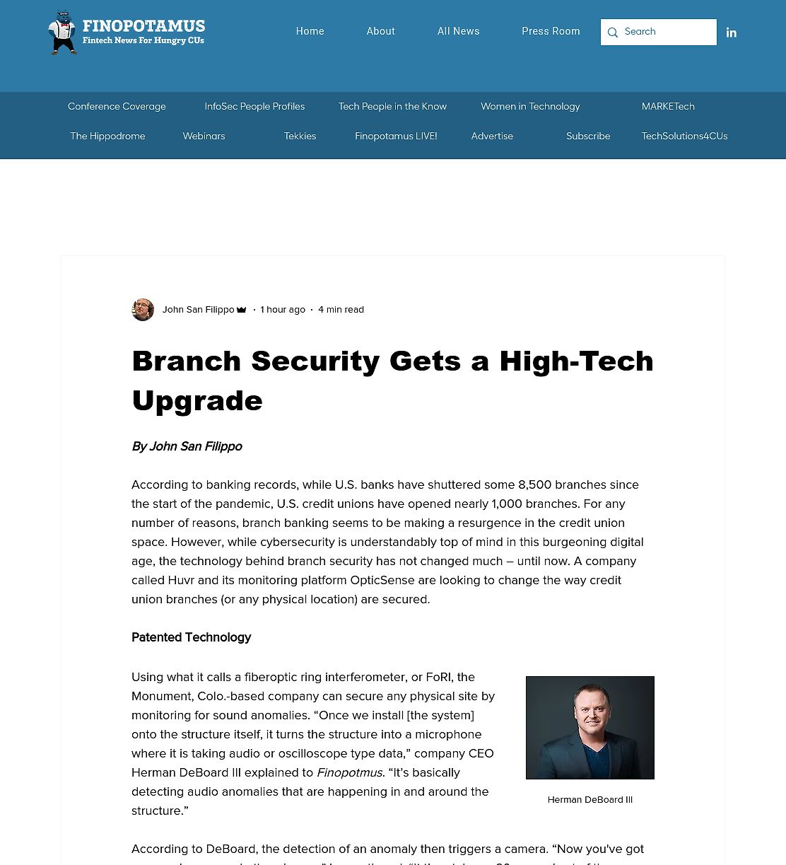 Branch Security Gets a High-Tech Upgrade