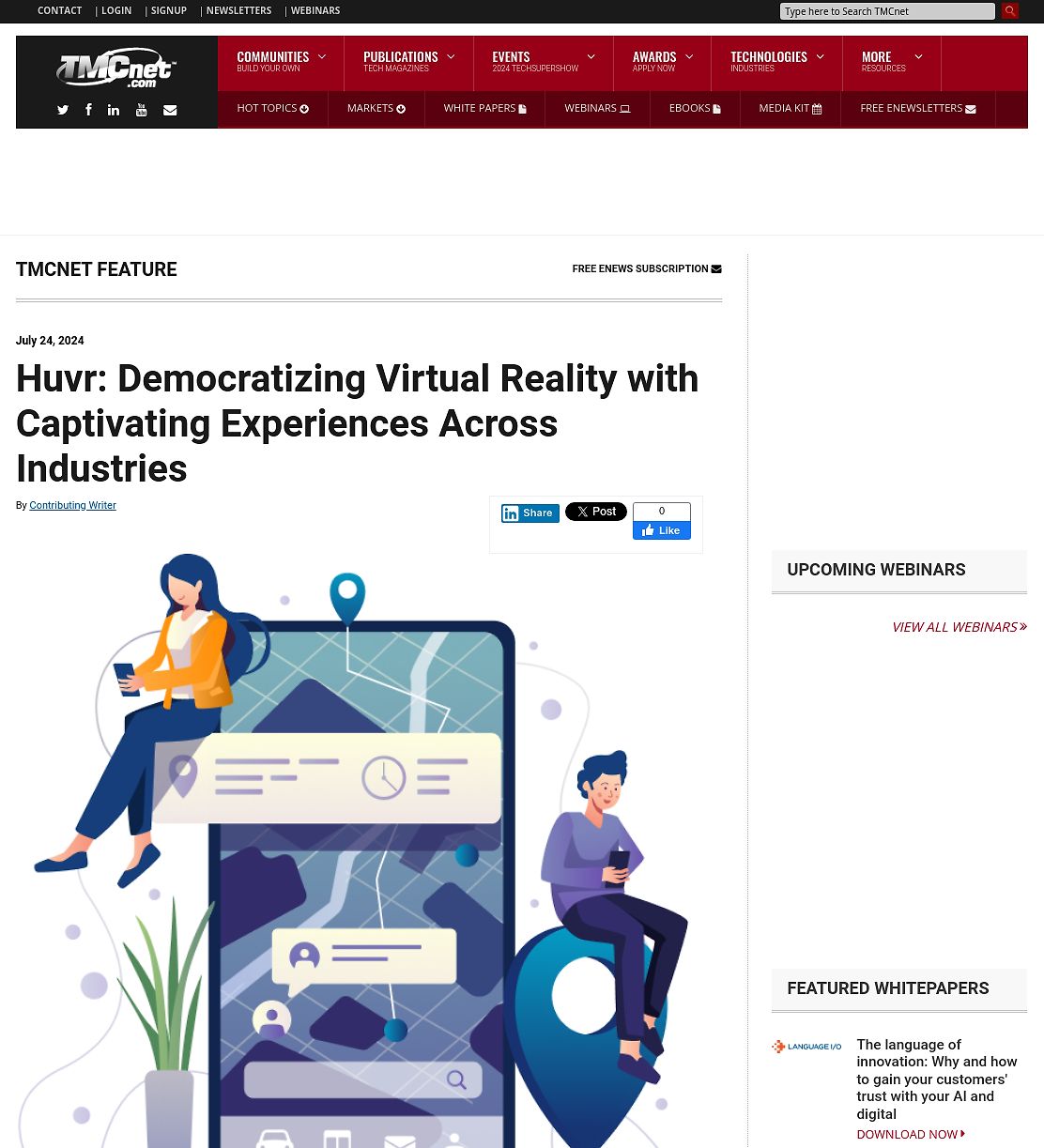 Huvr: Democratizing Virtual Reality with Captivating Experiences Across Industries