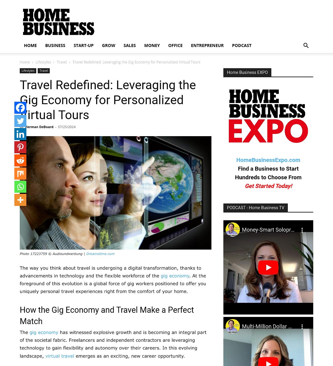 Travel Redefined: Leveraging the Gig Economy for Personalized Virtual Tours